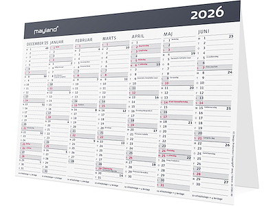 Kontor-bordkalender Moderne A5 2026