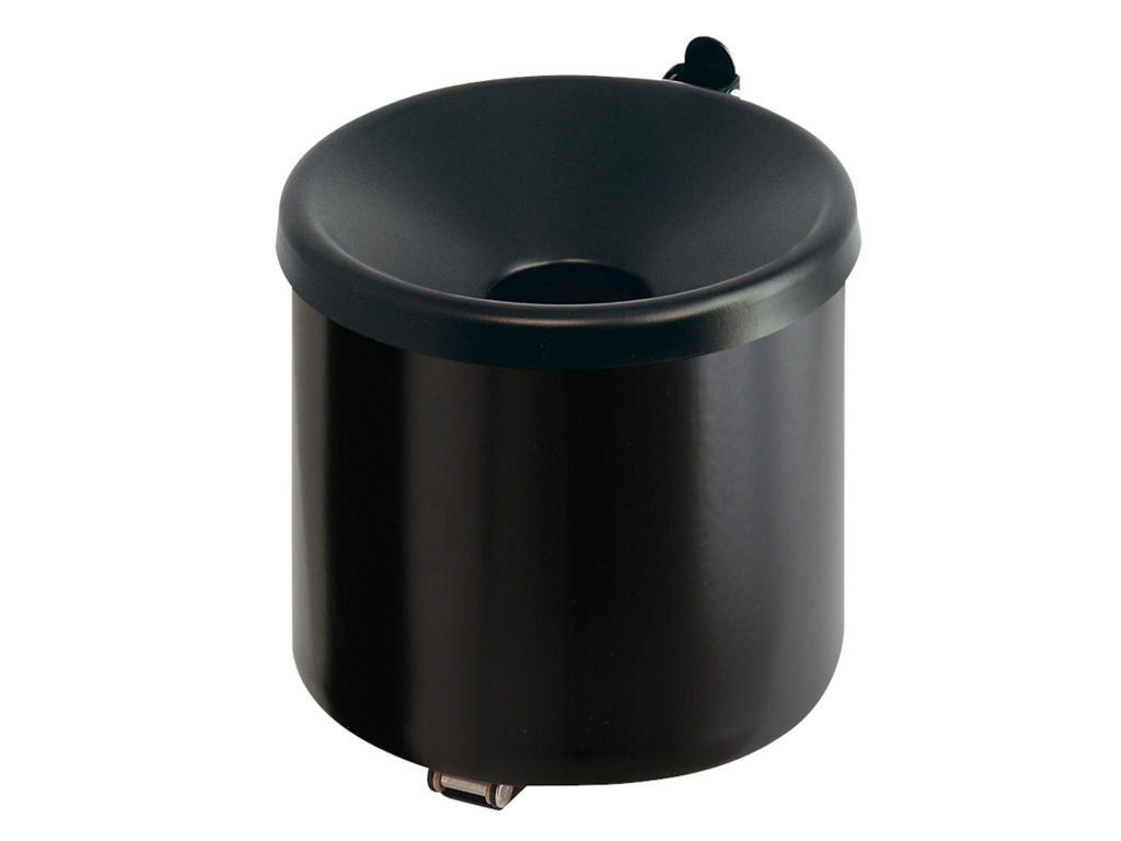 Askebæger 2 liter stål/rustfrit stål sort