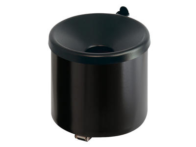 Askebæger 2 liter stål/rustfrit stål sort