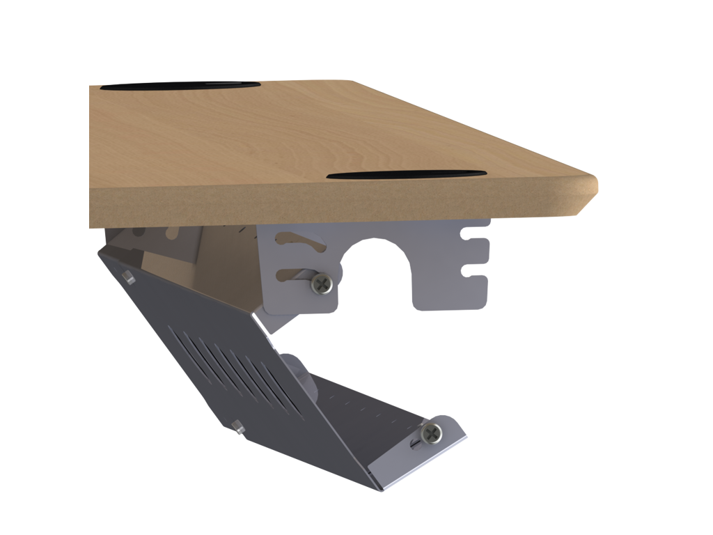 Kabelbakke sølv universal 96-166 cm