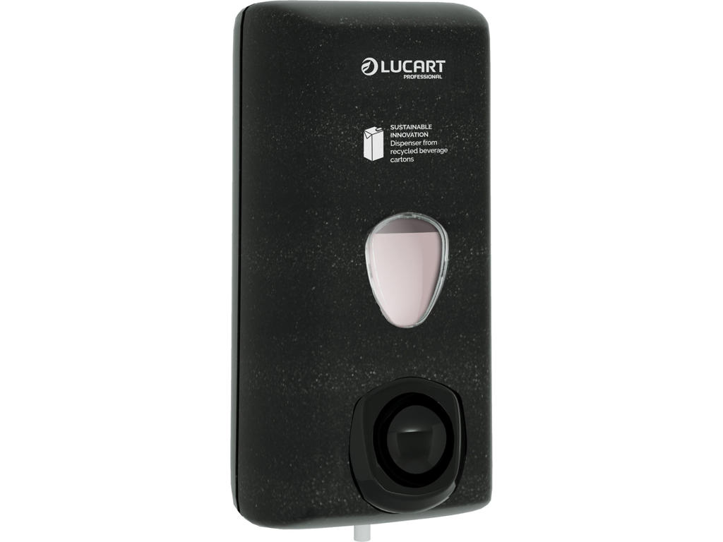Dispenser Lucart EcoNatural sæbe sort
