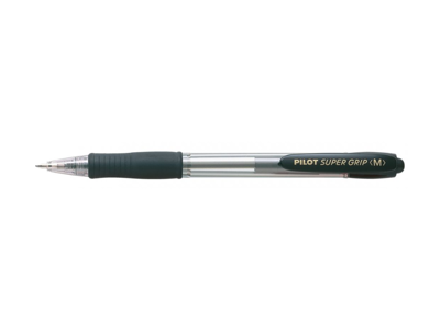 Kuglepen Pilot Super Grip M 1,0 mm sort