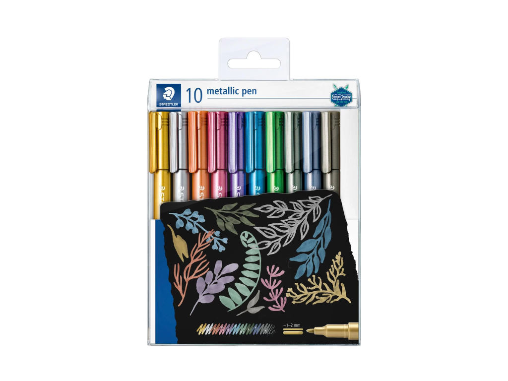 Marker Staedtler 8323 metallic 10 ass. 