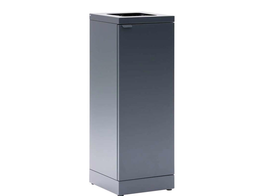 Affaldsbeholder Bica 65L firkantet åbning antracit
