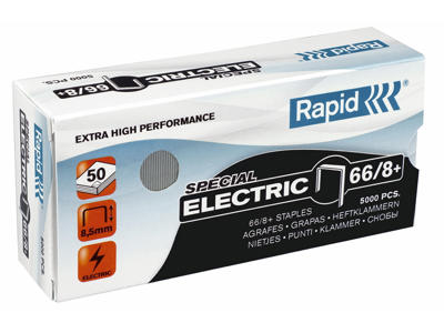 Hæfteklamme 66/8 Rapid 5000 stk.