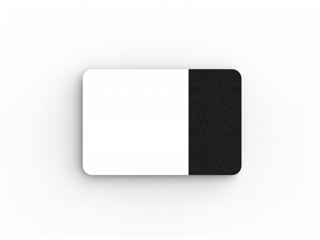 Lintex Mood Fabric Wall, glas venstre 1500 x 1000 (1000 x 1000 / 500 x 1000)