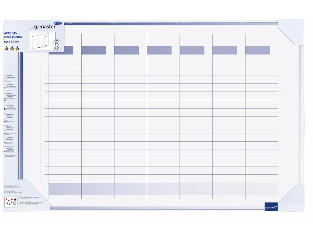 Ugetavle Legamaster 7 dage 60x90 cm