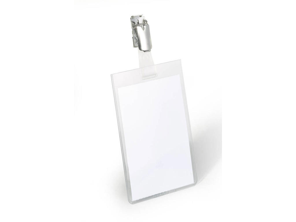 Nanveskilt med klemme 90x60mm 25 stk