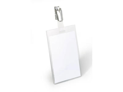 Nanveskilt med klemme 90x60mm 25 stk