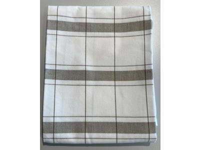 Viskestykke House Doctor creme/oliven 73x55 cm 2 stk