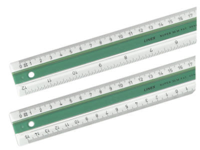 Lineal plast 40 cm super Linex