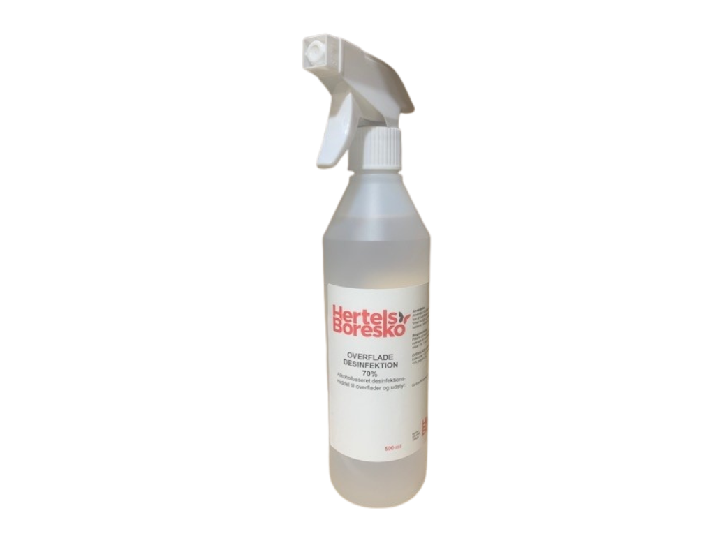 Desinfektion til overflader Hertels Boresko 500 ml m/sprit 70%