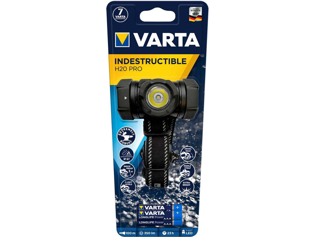 Varta pandelygte PRO H20