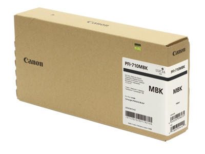 Canon blæk PFI-710 MBK mat sort