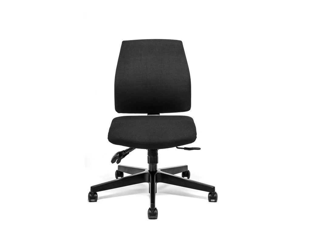 Interstuhl kontorstol uden armlæn | Geos 16GD1 | Sort