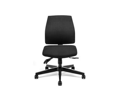 Interstuhl kontorstol uden armlæn | Geos 16GD1 | Sort