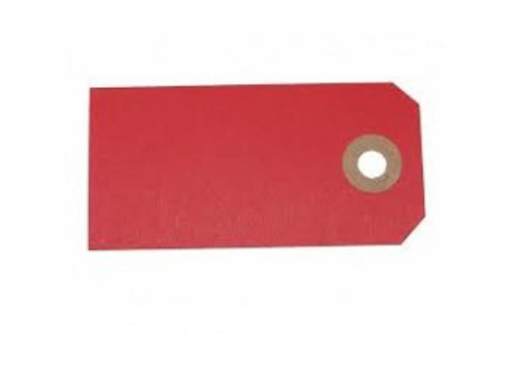 Manillamærker 40x80 mm A2 rød 1000 stk