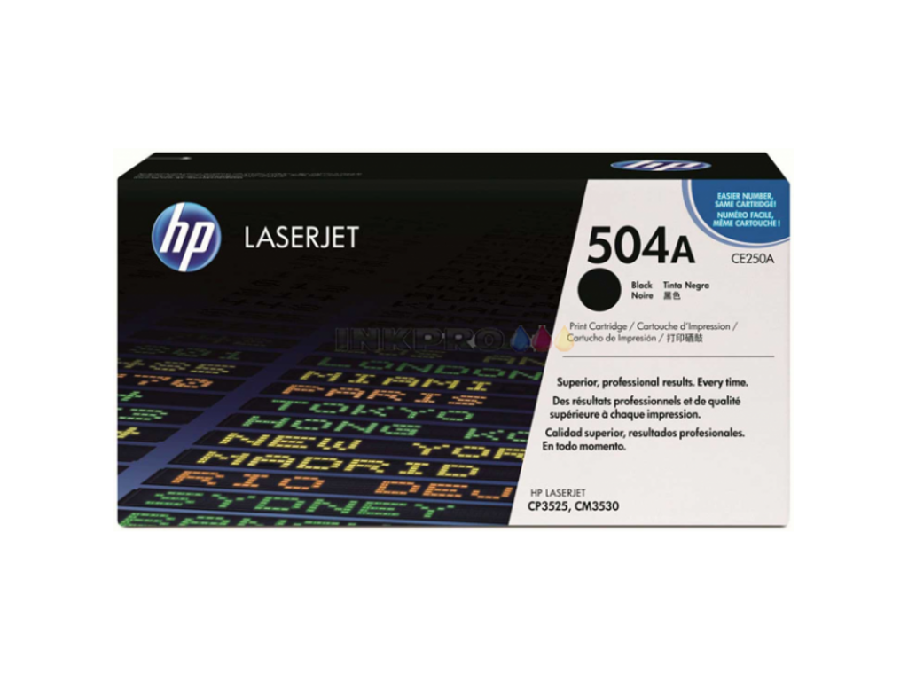 HP 504A toner CE250A sort, 5000 sider