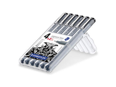 Pigmentliner Staedtler 308 sort