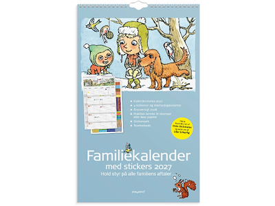 Familiekalender Otto Dickmeiss & Lilja Scherfig 4 kol. 2027