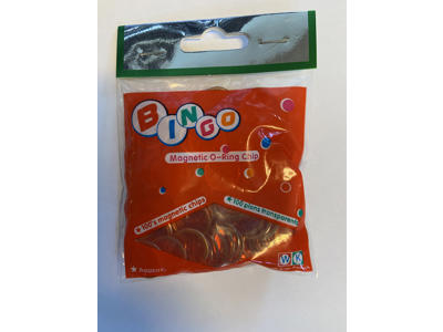 Dækbrikker med magnet orange 100 stk