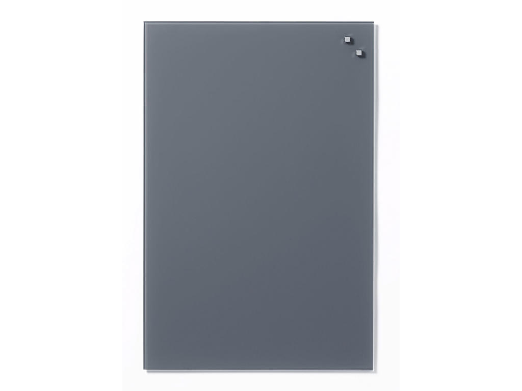 Magnetisk glastavle Naga | 40 x 60 cm | Grå