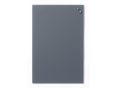 Magnetisk glastavle Naga | 40 x 60 cm | Grå