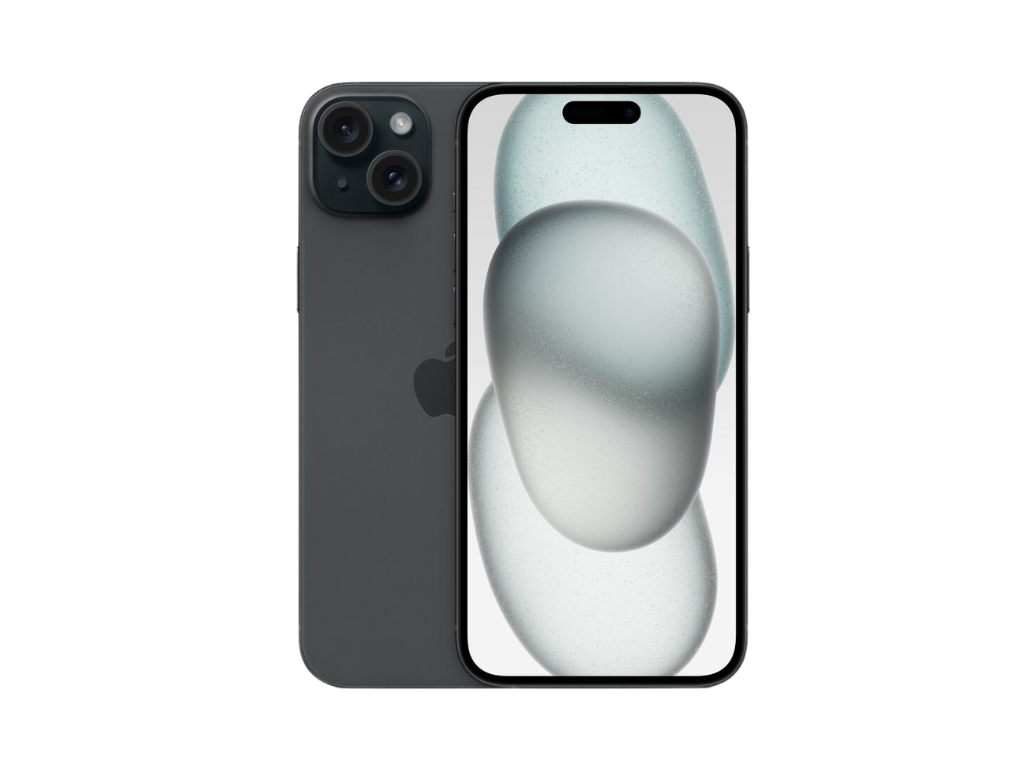 Apple iPhone 15 plus 256 gb sort (omvendt betalingspligt)