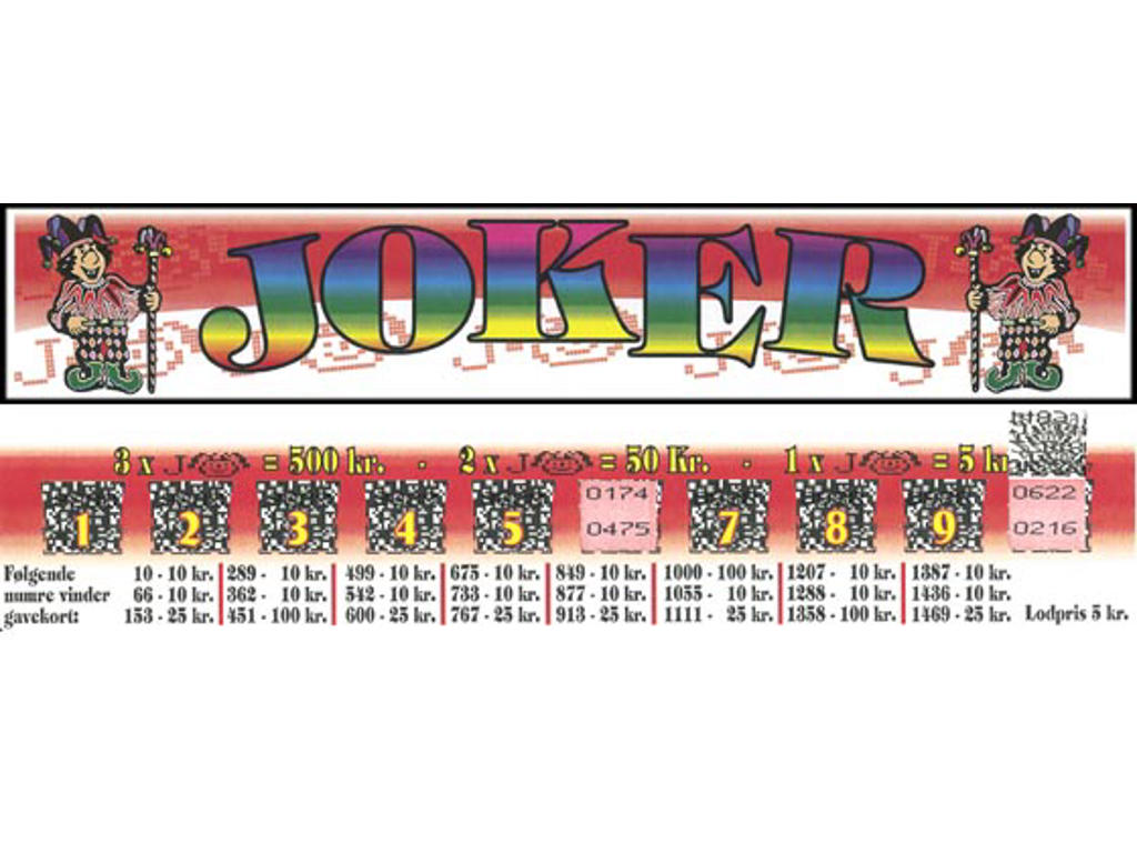 JOKER - 600 LODDER 5 KR