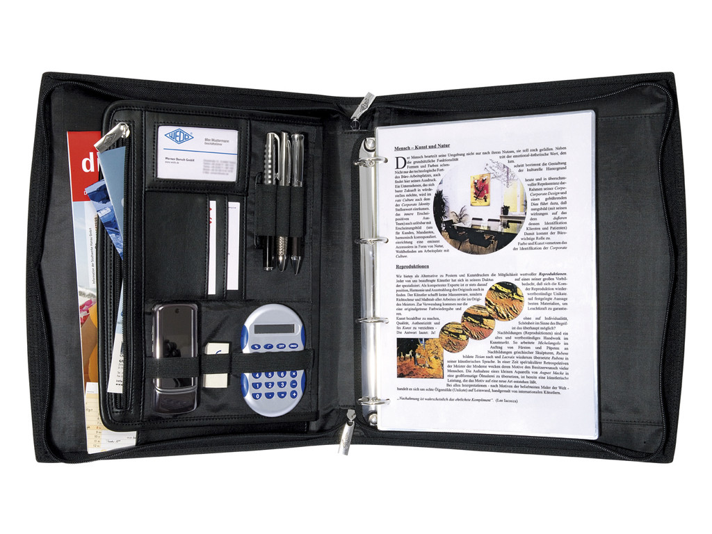 Konferencemappe A4 Wedo sort