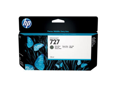 HP 727 blæk mat sort 130 ml.