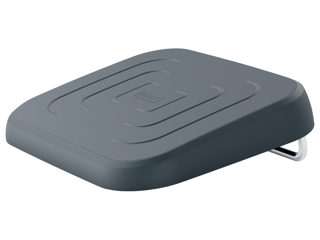 Fodstøtte Leitz Ergo justerbar grå