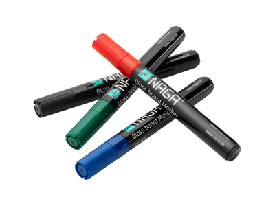 Glastavle marker Naga mix 4,5 mm