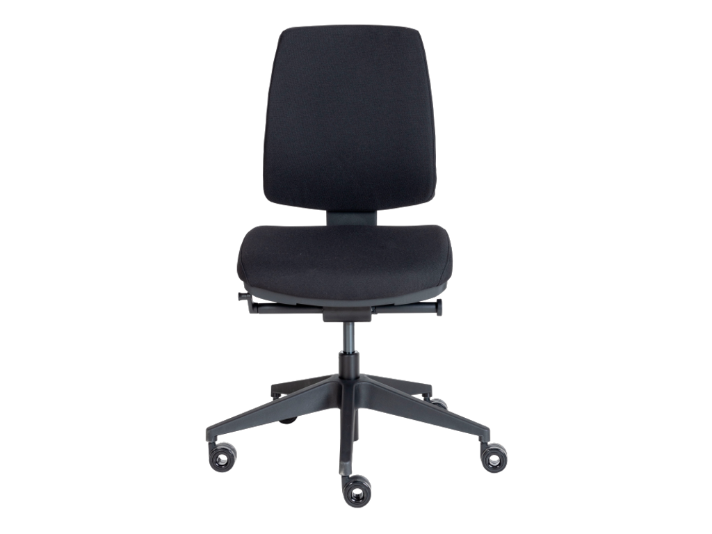 Kontorstol uden armlæn | Ventus Office 6 | Sort