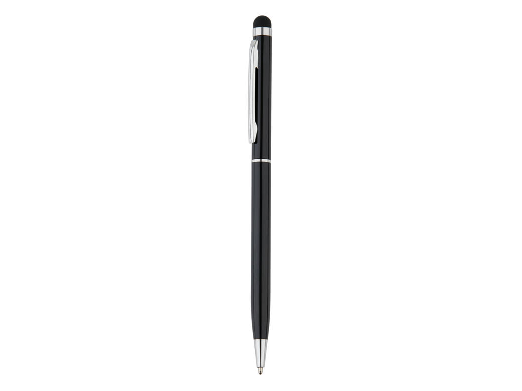 Tynd stylus pen i metal, sort