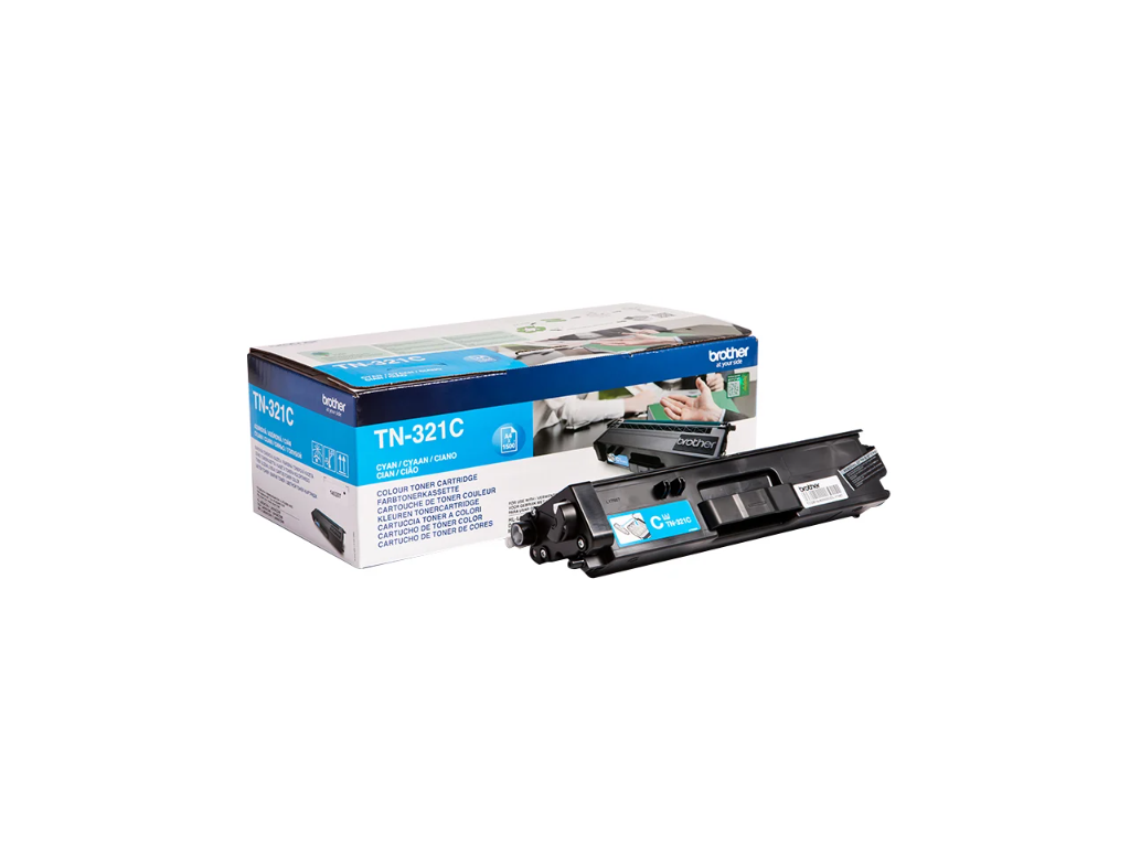Brother toner TN-321BK cyan, 1500 sider