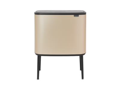 Brabantia affaldsspand med låg | Bo Touch Bin | 11 + 23 liter | Champagne