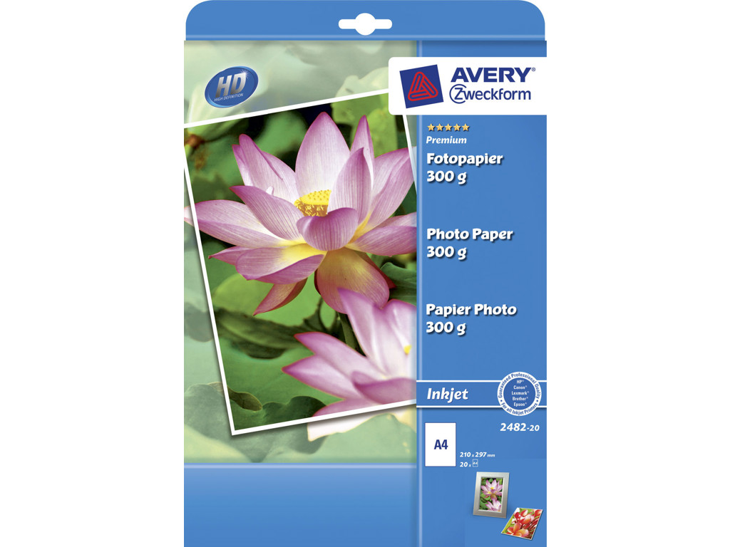 Fotopapir A4 300gr. inkjet Premium Glossy 15 ark