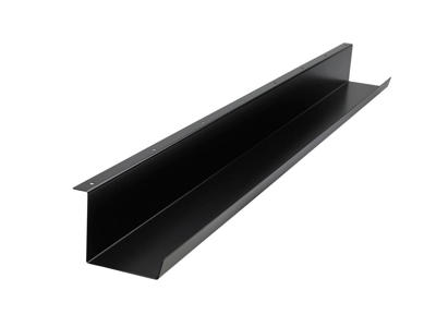 Kabelbakke 1100B sort 110 cm 8 cm høj