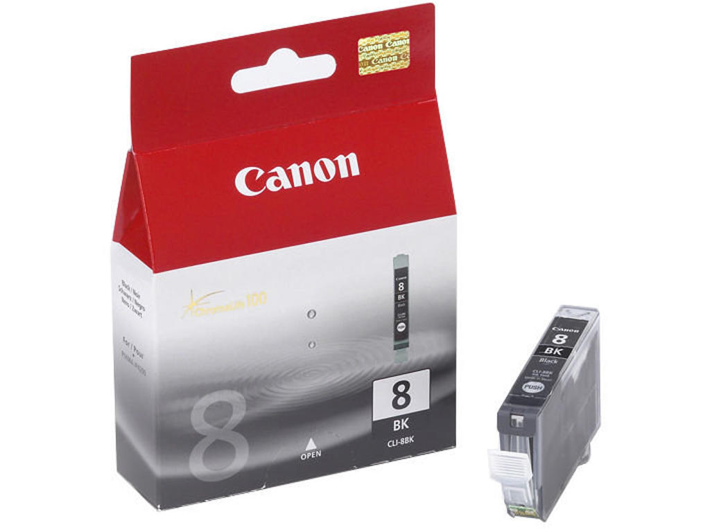 Canon blæk CLI-8 BK sort