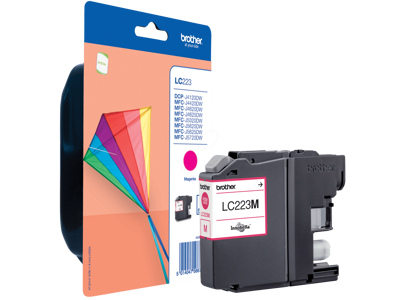 Brother blæk LC223M magenta, 550 sider