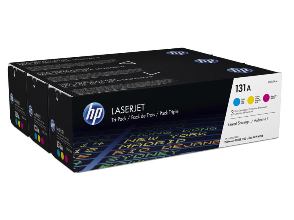 HP 131A toner U0SL1A CMY, 5400 sider
