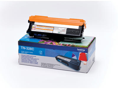 Brother toner TN-328C cyan, 6000 sider