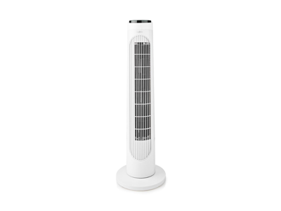Ventilator gulv tårn 76 cm hvid/sort