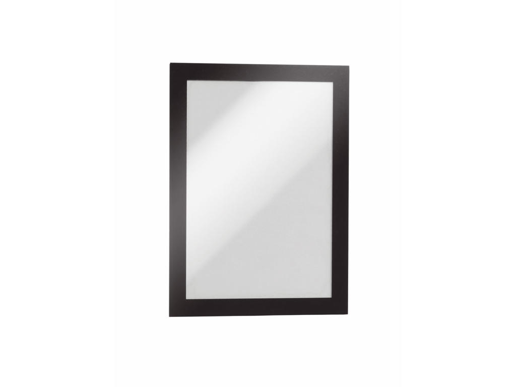 Skilt Duraframe® A5 sort magnetisk 5 stk