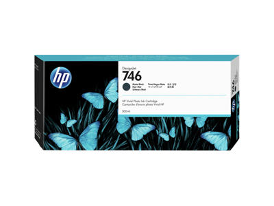 HP 746 blæk mat sort 300 ml.
