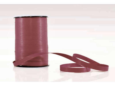 Gavebånd | 10mm x 250m | mat | vinrød