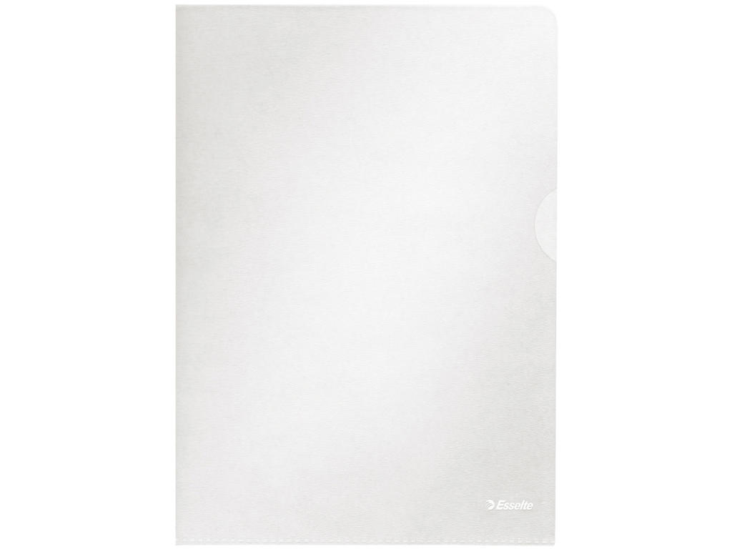 Plastomslag A4 0,115 m/præg 100 stk Esselte
