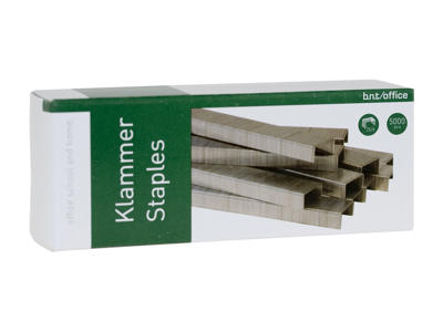 Hæfteklamme 26/6 BNT/Office 1000 stk.