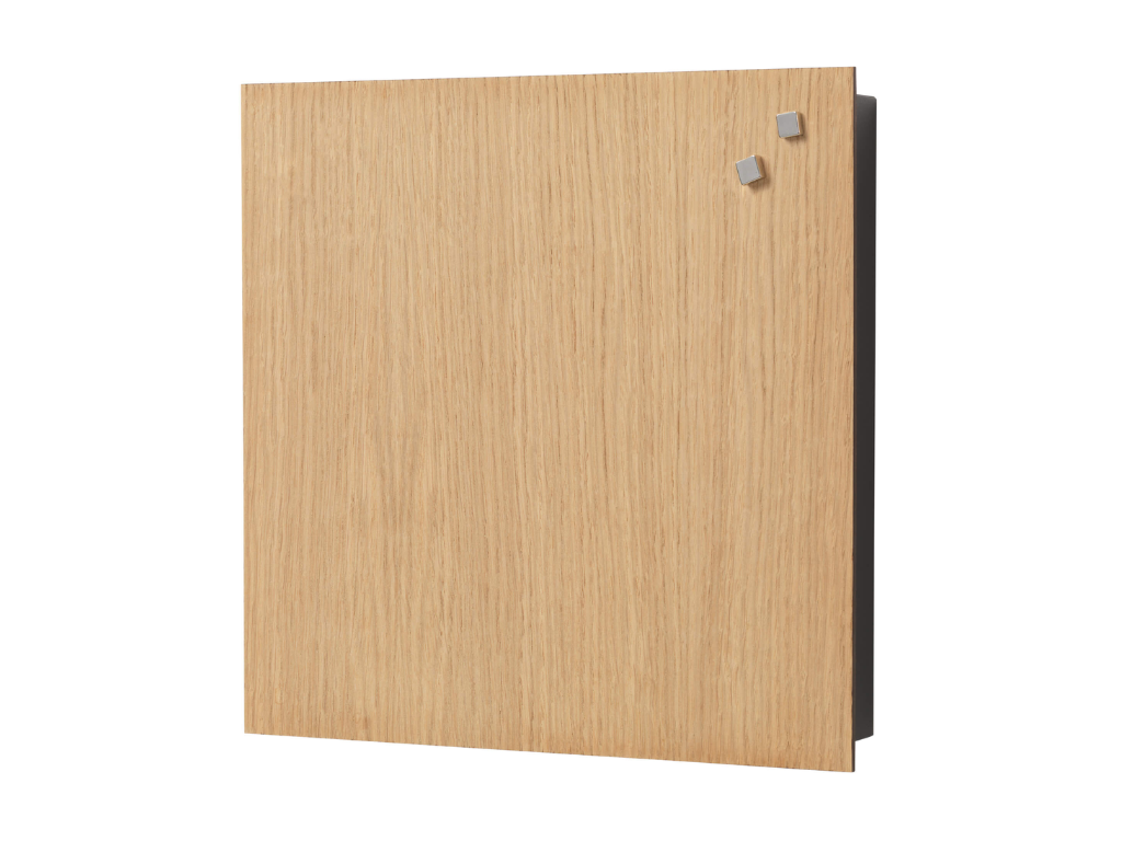 Naga nøgleskab med magnetisk låge i finér eg